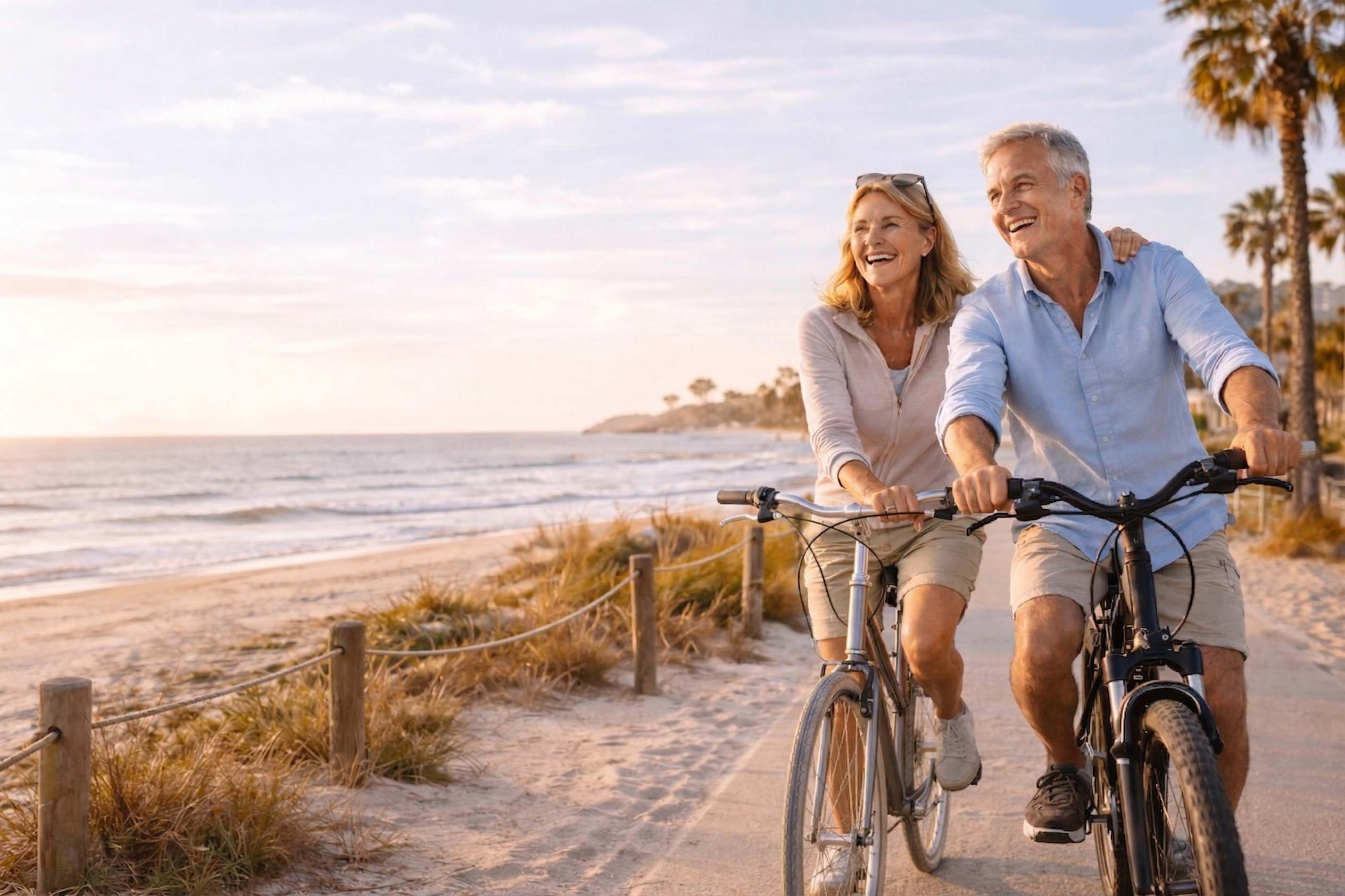 30 second heart quiz couple on bike