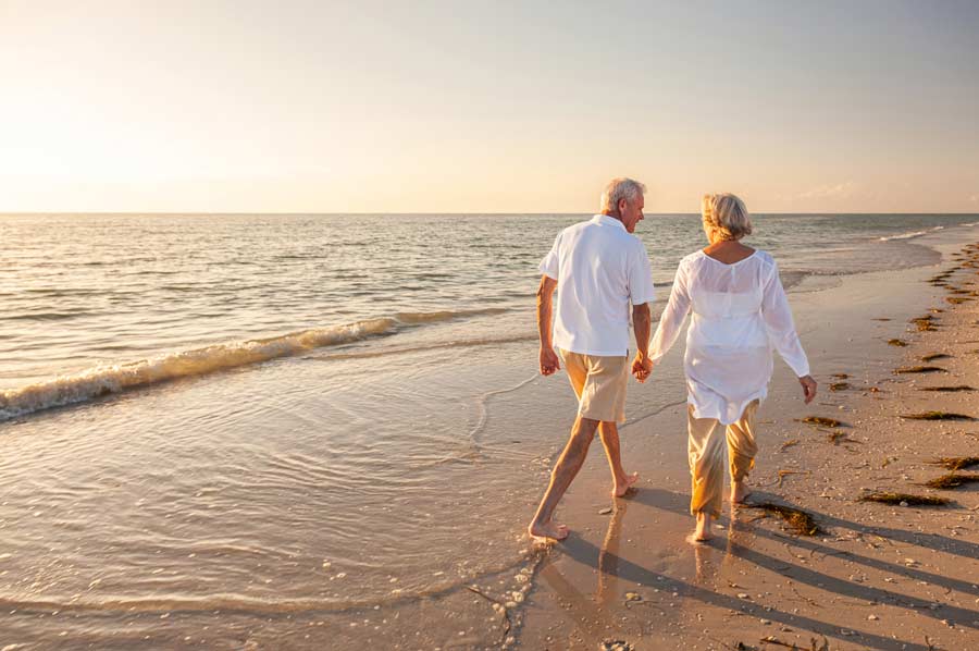 couple on beach